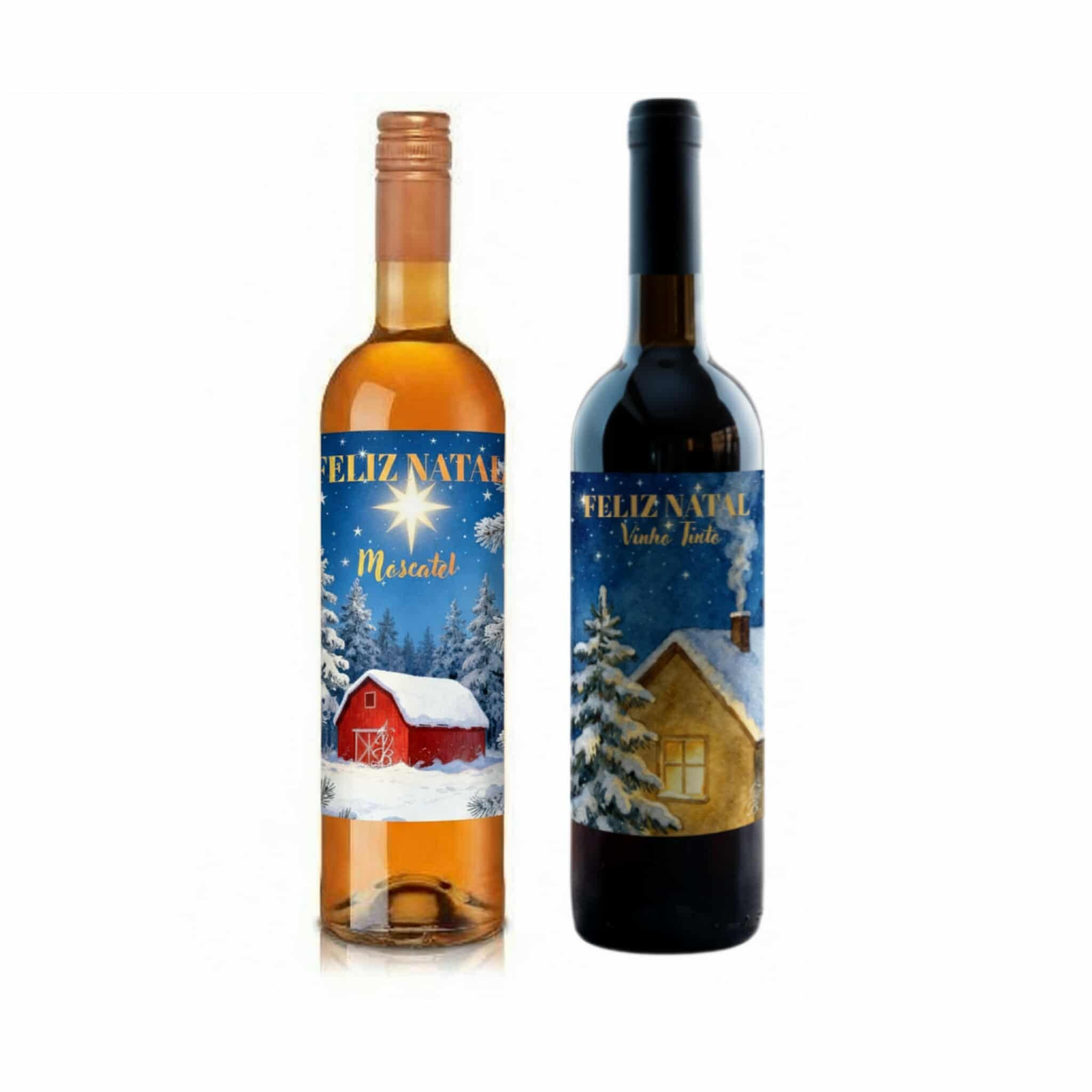 Pack Natal Vinho e Moscatel