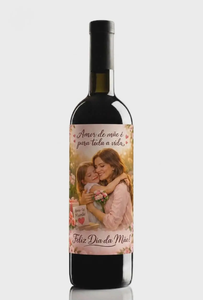 Vinho Personalizado Dia da Mãe 2