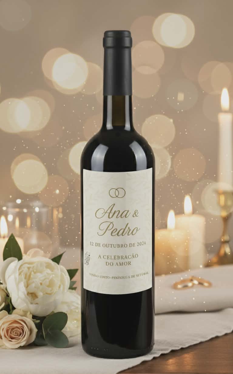 Vinho Personalizado de Casamento | Memórias que se Bebem