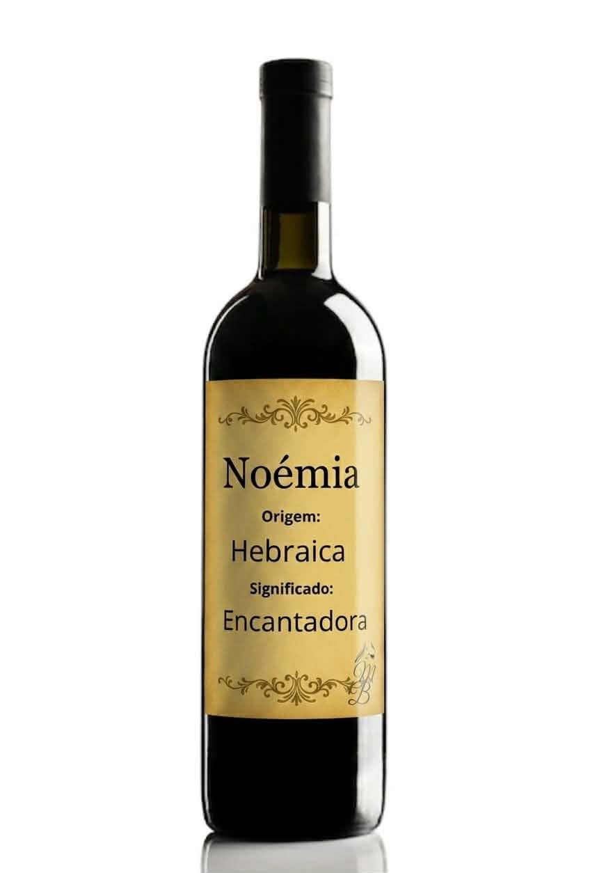 Vinho Personalizado com Nome Noémia