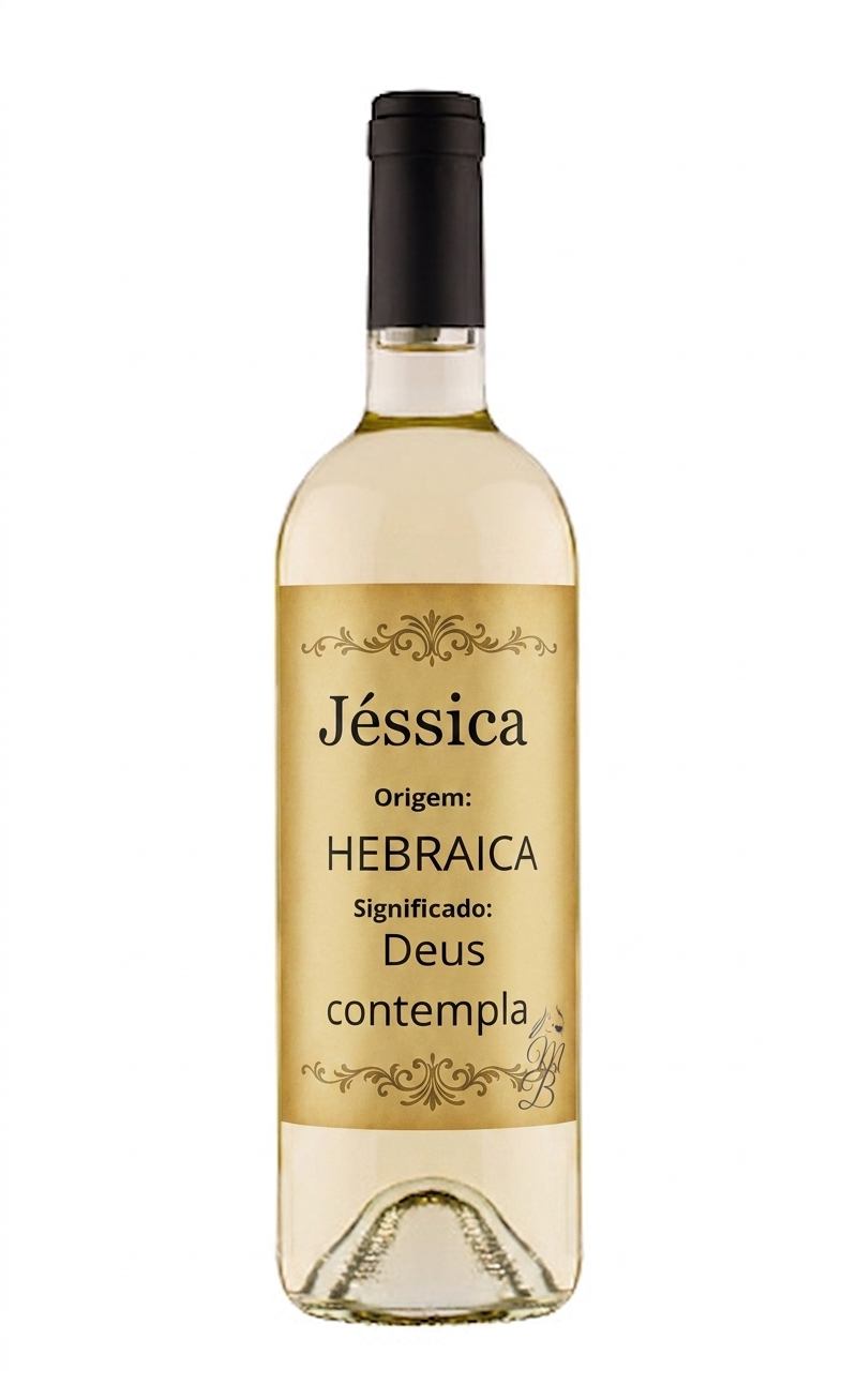 Vinho Personalizado com Nome Jéssica | Memórias que se Bebem