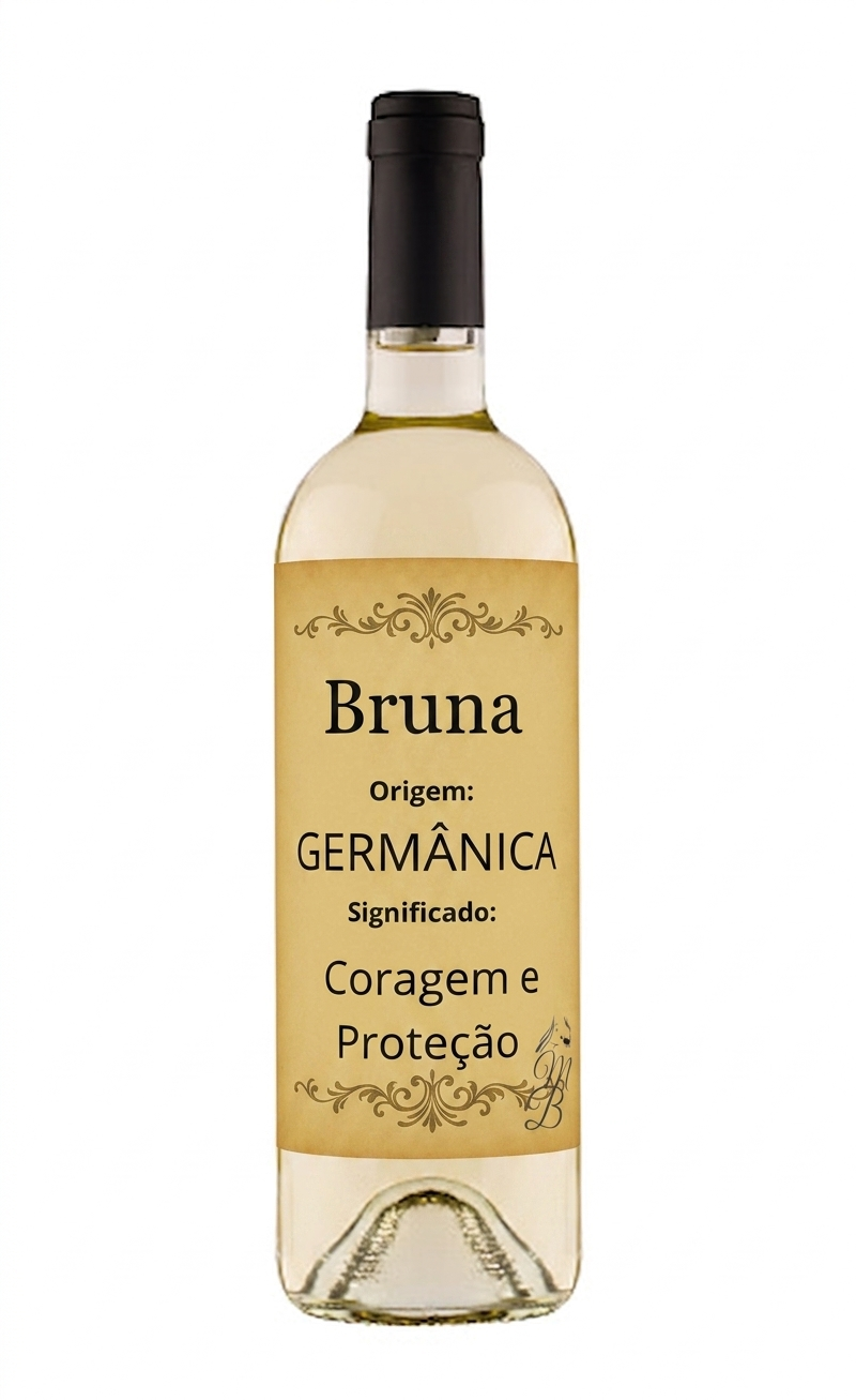 Vinho Personalizado com Nome Bruna | Memórias que se Bebem