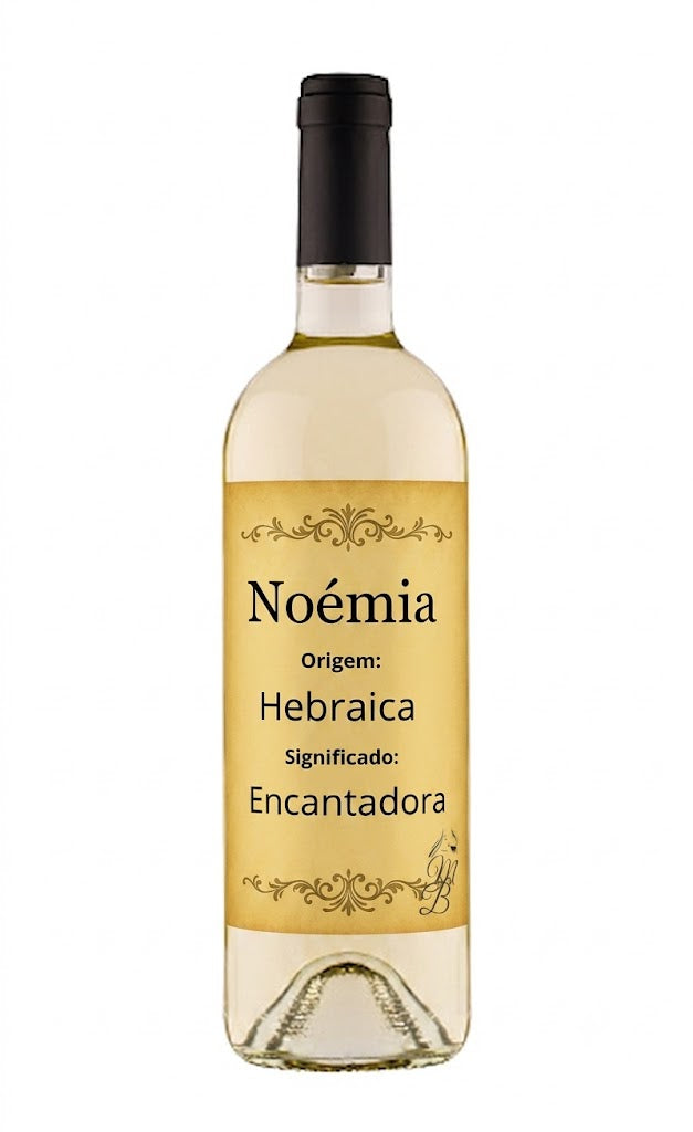Vinho Personalizado com Nome Noémia