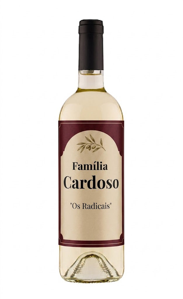 Vinho Personalizado com Sobrenome Cardoso