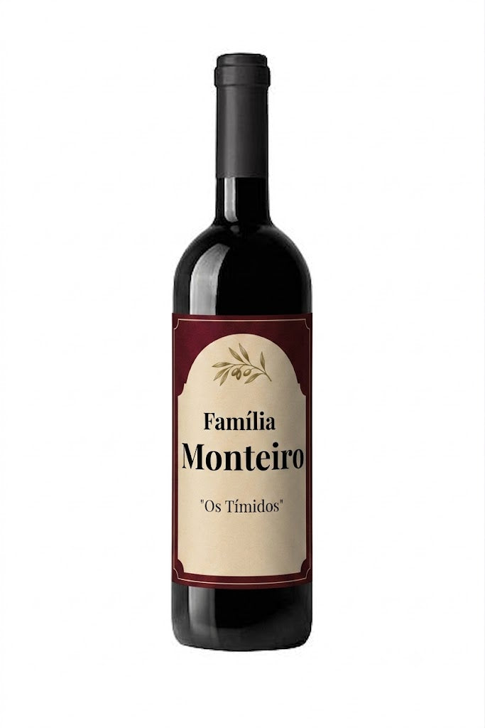 Vinho Personalizado com Sobrenome Monteiro