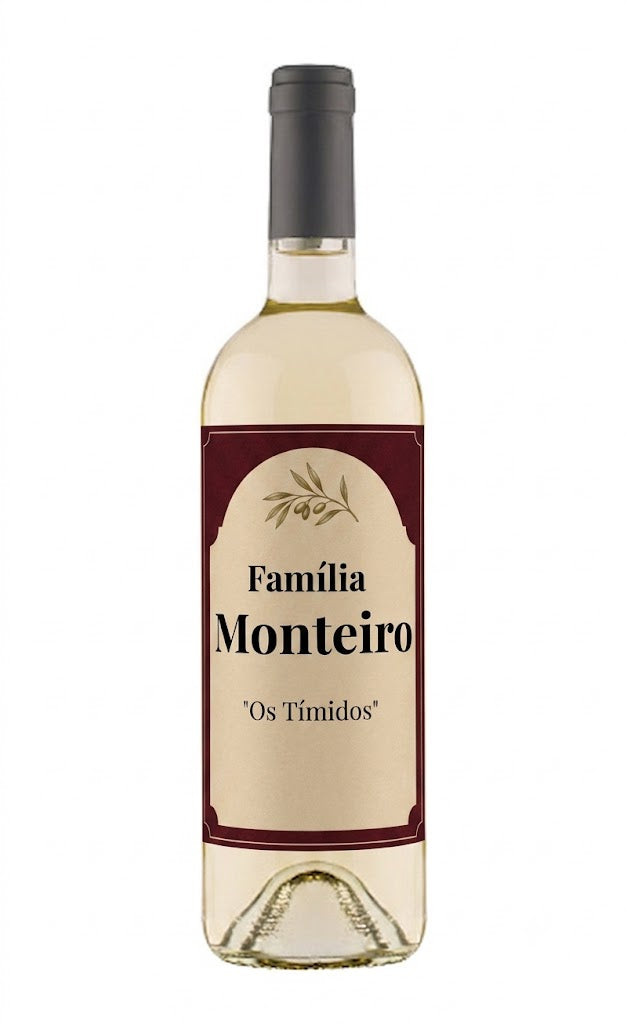 Vinho Personalizado com Sobrenome Monteiro