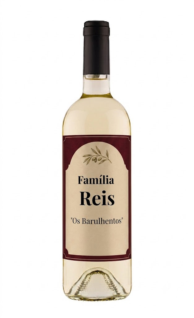 Vinho Personalizado com Sobrenome Reis